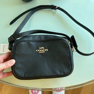 Coach Black Leather Crossbody Bag